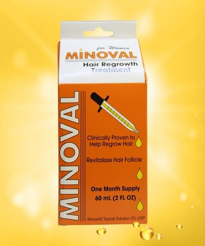 MINOVAL Tratamiento de Regeneración del Cabello 2% para Mujer 60 ml / 2oz