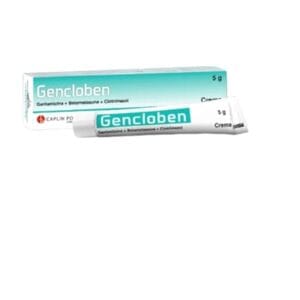 Gencloben para la irritación de la ingle y zonas sensibles, crema para la irritación Dominicana 30 g