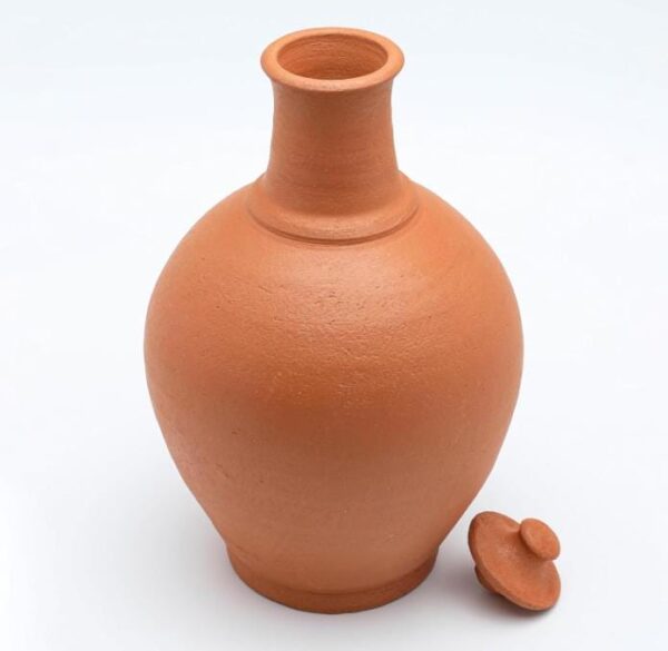 Jarra de arcilla sin esmaltar tradicional hecha a mano - Kannari ayisyen